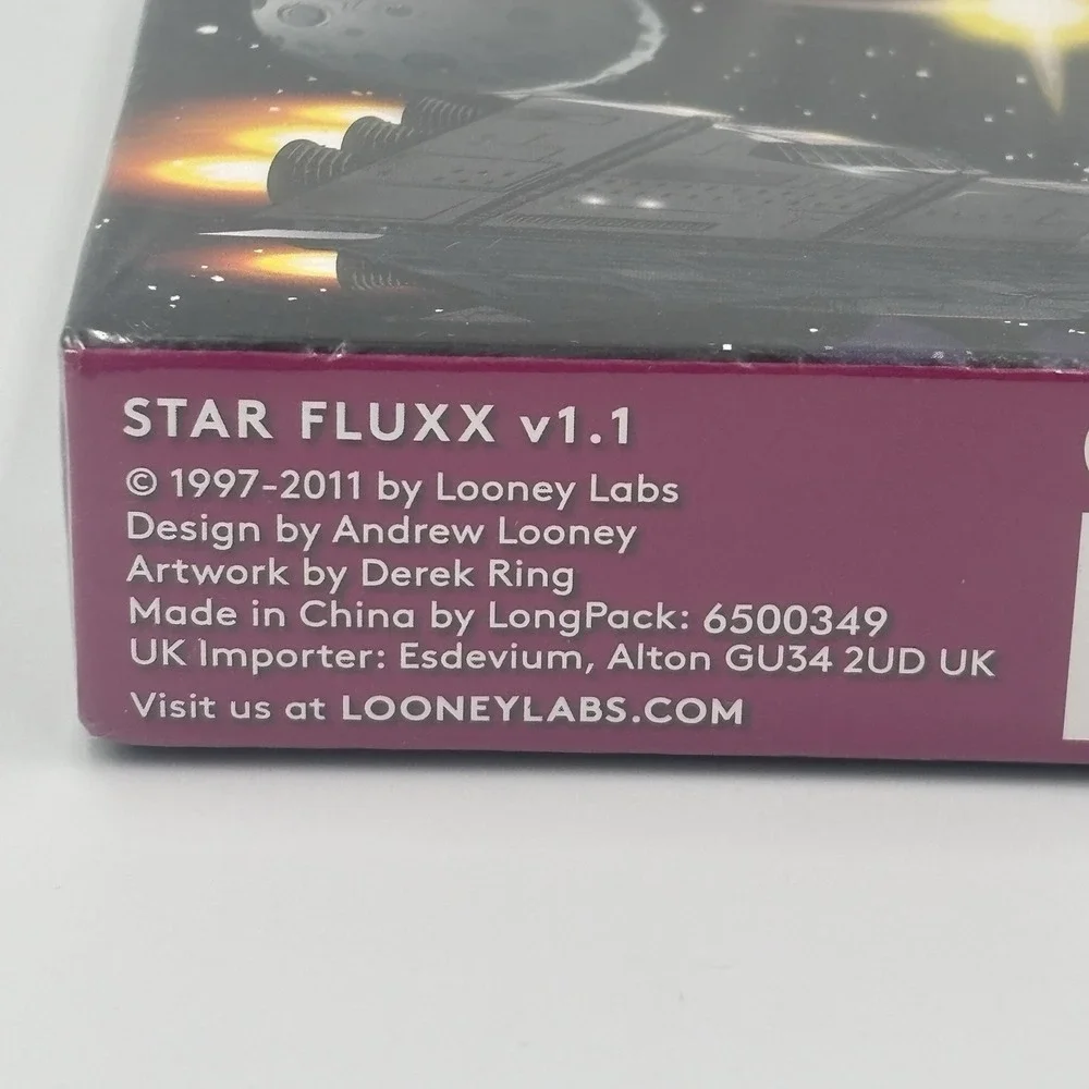 2011 Looney Labs Star Fluxx Ever Changing Card Game in Space‎ Vintage New/Sealed
